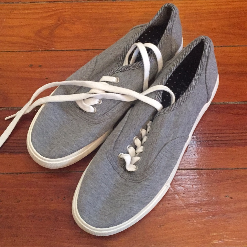 Gray sneakers
